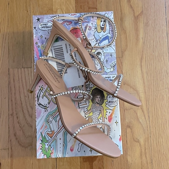 JEFFREY CAMPBELL Crystal Cadeau Heels - Women’s Size 8 - NEW IN BOX - Picture 5 of 6